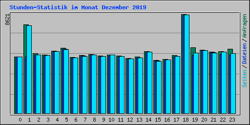 Stunden-Statistik im Monat Dezember 2019