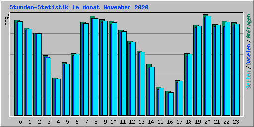 Stunden-Statistik im Monat November 2020