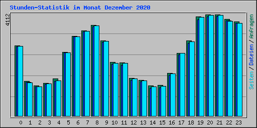 Stunden-Statistik im Monat Dezember 2020